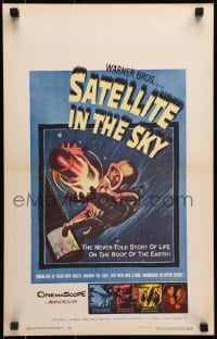 2f386 SATELLITE IN THE SKY WC 1956 English, the never-told story of life on the roof of the Earth!