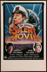 2f396 SILENT MOVIE WC 1976 Marty Feldman, Dom DeLuise, art of Mel Brooks by John Alvin!