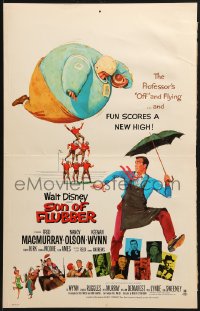 2f410 SON OF FLUBBER WC R1970 Walt Disney, art of absent-minded professor Fred MacMurray!