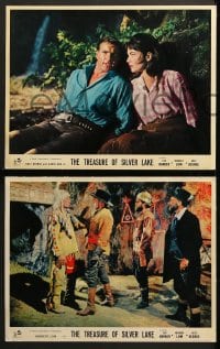 2r365 TREASURE OF SILVER LAKE 8 English LCs 1965 Der Schatz im Silbersee, Lex Barker, Karin Dor!