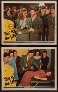 2r456 THIS IS THE LIFE 7 LCs 1944 great images of Susanna Foster, Donald O'Connor, Peggy Ryan!