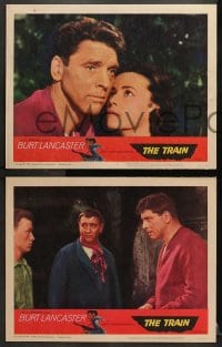 2r822 TRAIN 3 LCs 1965 great images of Burt Lancaster, John Frankenheimer World War II classic!