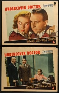 2r823 UNDERCOVER DOCTOR 3 LCs 1939 great images of J. Carrol Naish and Heather Angel