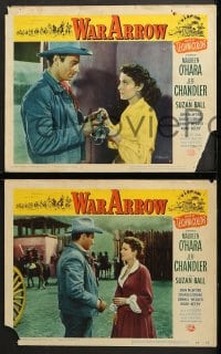 2r601 WAR ARROW 5 LCs 1954 George Sherman, Susan Ball, Maureen O'Hara, wild west action!