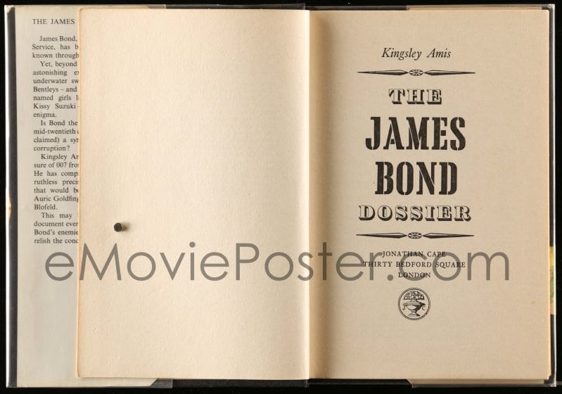 EMoviePoster.com: 2s561 JAMES BOND English Hardcover Book 1965 Kingsley ...