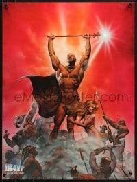 2w210 HEAVY METAL 18x24 Scottish commercial poster 1981 Den, Richard Corben fantasy art!