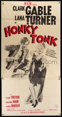 2x483 HONKY TONK 3sh R1955 Clark Gable & Lana Turner, never been!