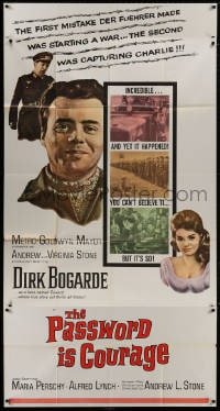 2x565 PASSWORD IS COURAGE 3sh 1963 Dirk Bogarde in an English version of The Great Escape!