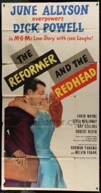 2x580 REFORMER & THE REDHEAD 3sh 1950 June Allyson overpowers Dick Powell with 1000 laughs!