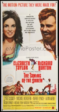 2x615 TAMING OF THE SHREW 3sh 1967 Elizabeth Taylor & Richard Burton, directed by Zeffirelli!