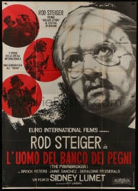 2x295 PAWNBROKER Italian 2p 1966 concentration camp survivor Rod Steiger, directed by Sidney Lumet!