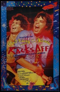 4b163 LET'S SPEND THE NIGHT TOGETHER German 30x47 1983 c/u of Mick Jagger of The Rolling Stones!