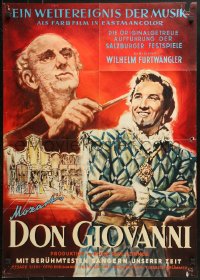 4c191 DON GIOVANNI German 1956 Mozart, Salzburg Festival, really cool artwork!