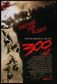 4z503 300 advance DS 1sh 2007 Zack Snyder directed, Gerard Butler, prepare for glory!