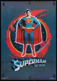 4z167 SUPERMAN 23x32 Scottish commercial poster 2006 Bob Peak, you'll believe a man can fly!