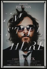 4z720 I'M STILL HERE advance 1sh 2010 Casey Affleck, wild image of bearded Joaquin Phoenix!