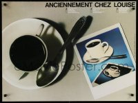 4z176 ANCIENNEMENT CHEZ LOUISE 24x32 French stage poster 1983 Marc Dumas & Lucia Villar Guanaes!