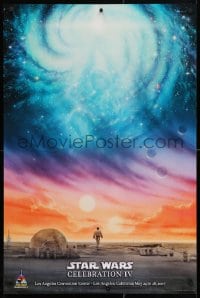 4z439 STAR WARS CELEBRATION IV 24x36 special poster 2007 Luke Skywalker on Tatooine by Alvin!