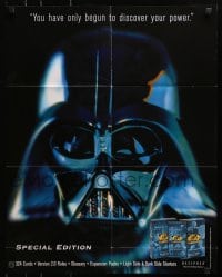 4z122 STAR WARS CUSTOMIZABLE CARD GAME 22x28 advertising 1999 Darth Vader, discover the power!