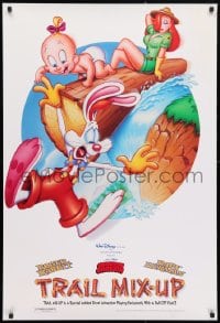 4z946 TRAIL MIX-UP DS 1sh 1993 John Hom art Roger Rabbit, Baby Herman, Jessica Rabbit!