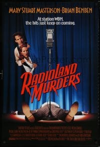 5g852 RADIOLAND MURDERS 1sh 1994 Brian Benben, Mary Stuart Masterson, Ned Beatty!