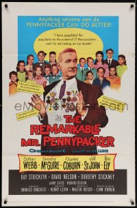 5g863 REMARKABLE MR. PENNYPACKER 1sh 1959 Clifton Webb, he can do it better than anyone!