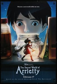 5g880 SECRET WORLD OF ARRIETTY advance DS 1sh 2012 Japanese Studio Ghibli fantasy anime cartoon!