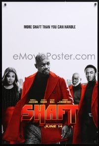 5g887 SHAFT teaser DS 1sh 2019 Samuel L. Jackson in the title role, he's more than you can handle!