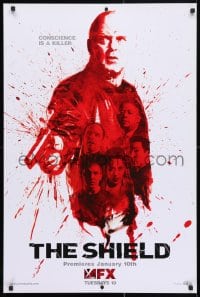 5g101 SHIELD group of 3 tv posters 2000s cool different images of detective Michael Chiklis!