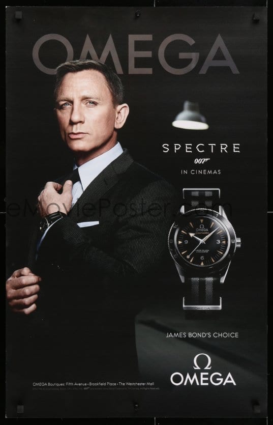 eMoviePoster.com: 5g050 SPECTRE 21x33 advertising poster 2015 Daniel ...