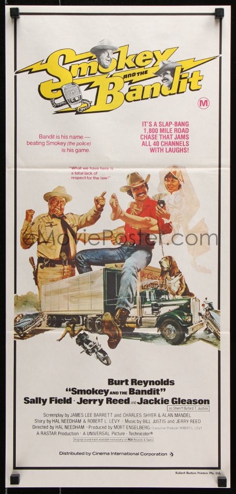 eMoviePoster.com: 5k881 SMOKEY & THE BANDIT Aust daybill 1977 Burt ...