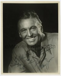 6b698 ALLAN JONES signed 8x10 REPRO still 1970s smiling head & shoulders portrait!