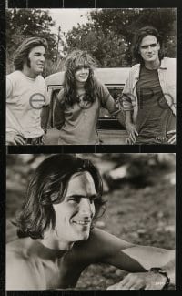 6d831 TWO-LANE BLACKTOP 5 7.5x9.5 stills 1971 cool images of James Taylor, Warren Oates, Laurie Bird