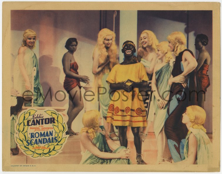 6w479 Roman Scandals Lc 1933 Goldwyn Girl Lucille Ball And Others Laugh At Eddie