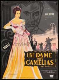 6y845 LA BELLA LOLA French 23x32 1962 Guy Gerard Noel art of Sara Montiel who is Dumas' Camille!