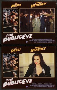 7c238 PUBLIC EYE 8 LCs 1992 great image of photographer Joe Pesci, sexiest Barbara Hershey!