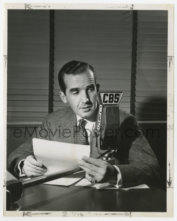 EMoviePoster.com: 7f336 EDWARD R. MURROW 7.25x9 Radio Publicity Still ...