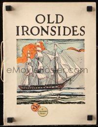 7x402 OLD IRONSIDES souvenir program book 1926 Wallace Beery, Esther Ralston, James Cruze, cool art