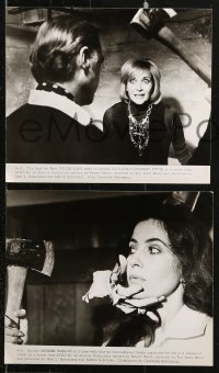 8c448 ASYLUM 11 from 7x9.25 to 8x10 stills 1972 Peter Cushing, Barbara Parkins, written by Robert Bloch, horror!