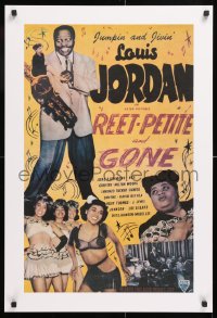 8k272 REET, PETITE & GONE 22x32 commercial poster 1990s Louis Jordan, June Richmond, all-black cast!