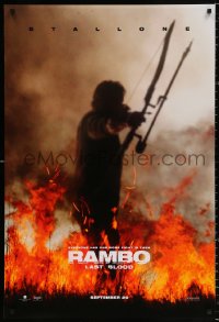 8k866 RAMBO: LAST BLOOD teaser DS 1sh 2019 Sylvester Stallone has one more fight left in him!