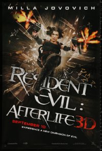 8k874 RESIDENT EVIL: AFTERLIFE teaser 1sh 2010 sexy Milla Jovovich returns in 3-D!