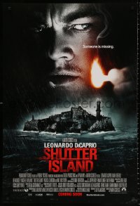 8k898 SHUTTER ISLAND advance DS 1sh 2010 Martin Scorsese, Leonardo DiCaprio, someone is missing!