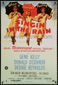 8k903 SINGIN' IN THE RAIN DS 1sh R2000 Gene Kelly, Donald O'Connor, Debbie Reynolds, classic!