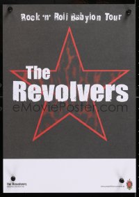 8k349 REVOLVERS 12x17 German music poster 2002 Rock 'n' Roll Babylon Tour, cool star!