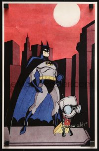 8k467 ROB GRANITO signed Batman/GIR style 11x17 special poster 2000s by the artist, cool!