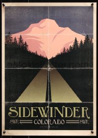 8k473 SIDEWINDER COLORADO 17x23 special poster 2000s fictional location by Stephen King!