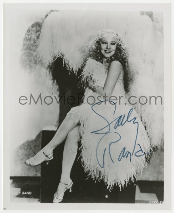 Emovieposter Com P Sally Rand Signed X Repro Still S