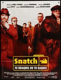 9f924 SNATCH French 1p 2000 Brad Pitt, Jason Statham, Benicio Del Toro, Vinnie Jones, Guy Ritchie!