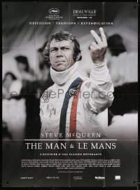 9f935 STEVE MCQUEEN THE MAN & LE MANS French 1p 2015 documentary about his car racing obsession!